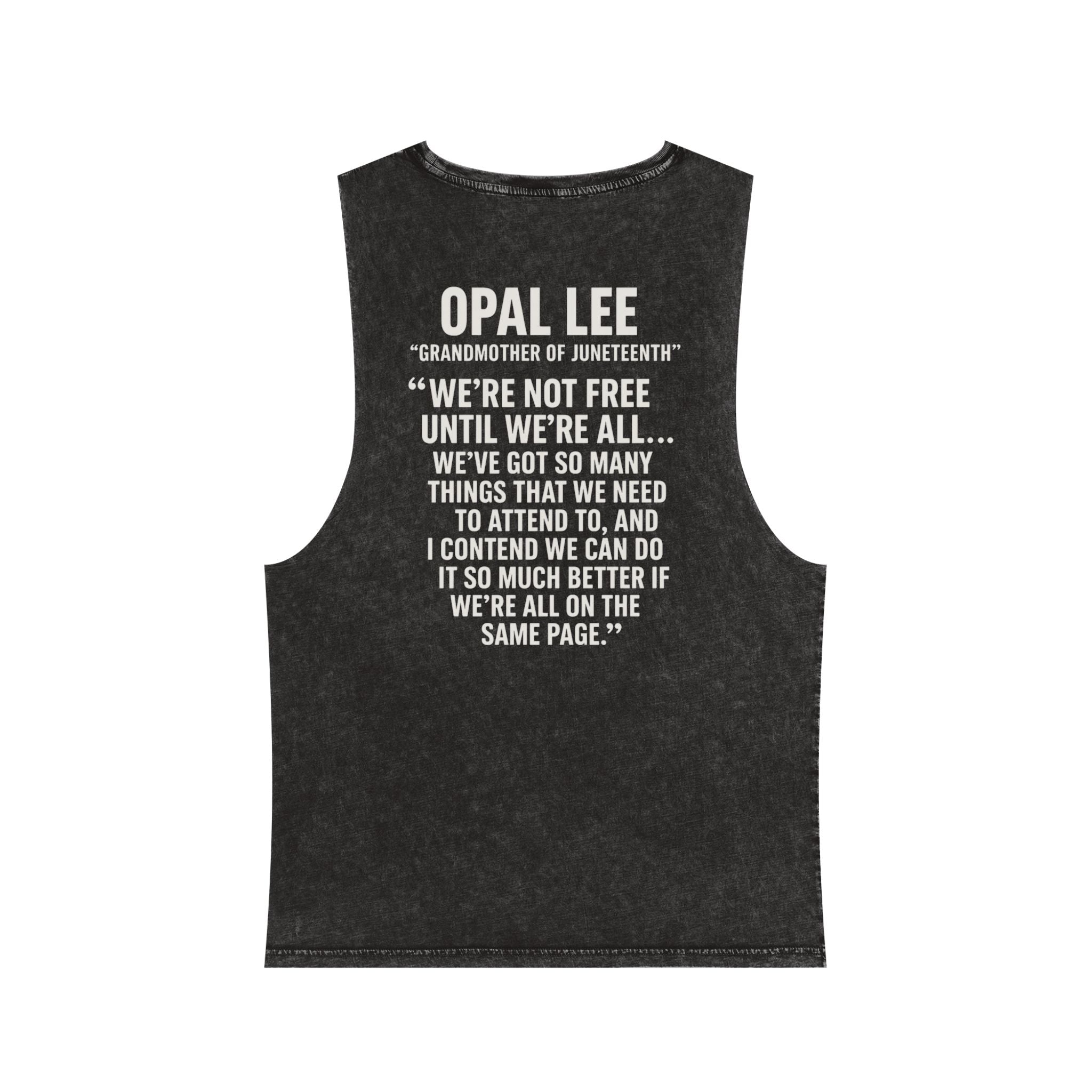 Juneteenth Stonewash Tank Top