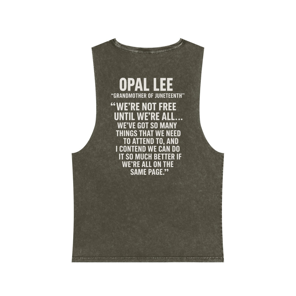 Juneteenth Stonewash Tank Top