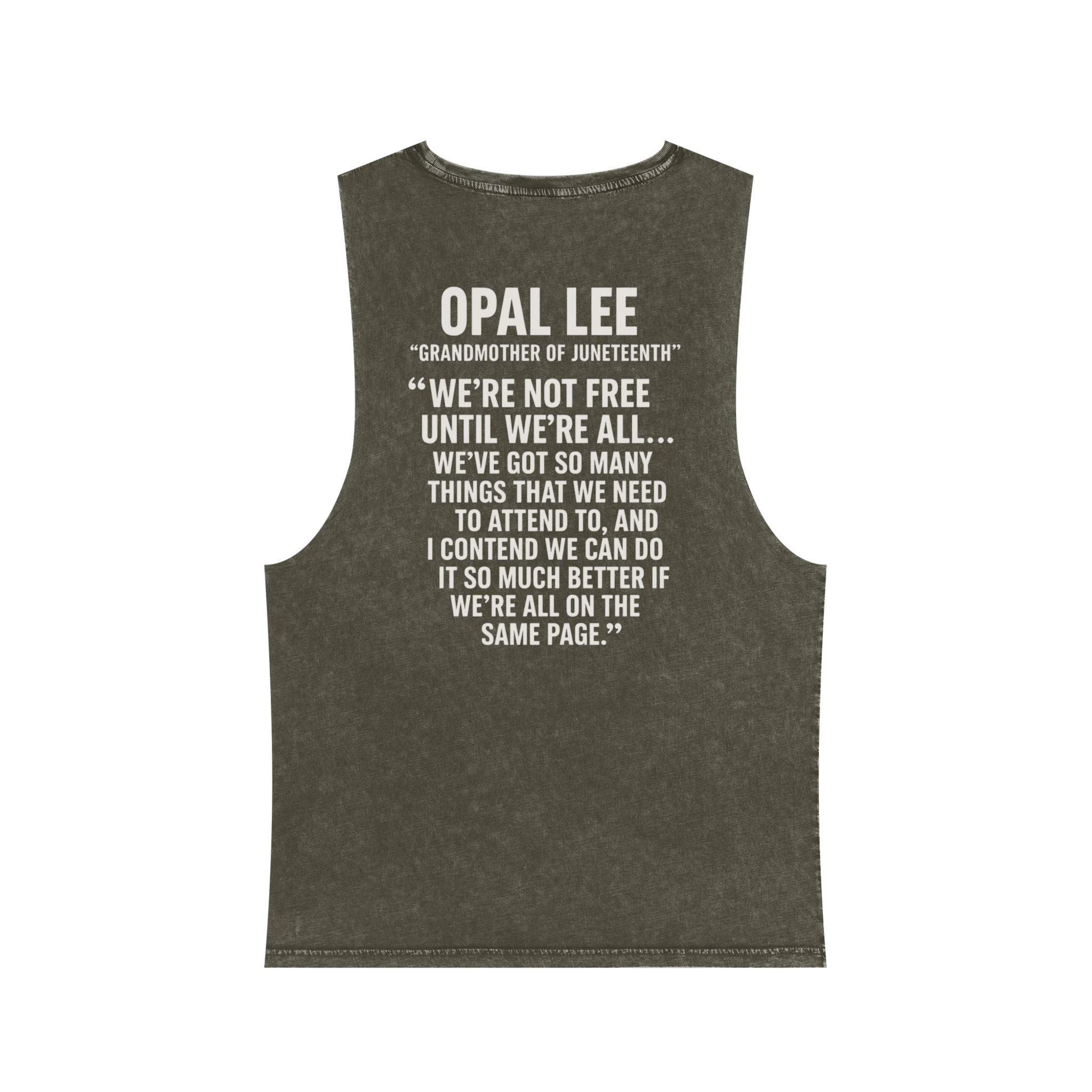 Juneteenth Stonewash Tank Top