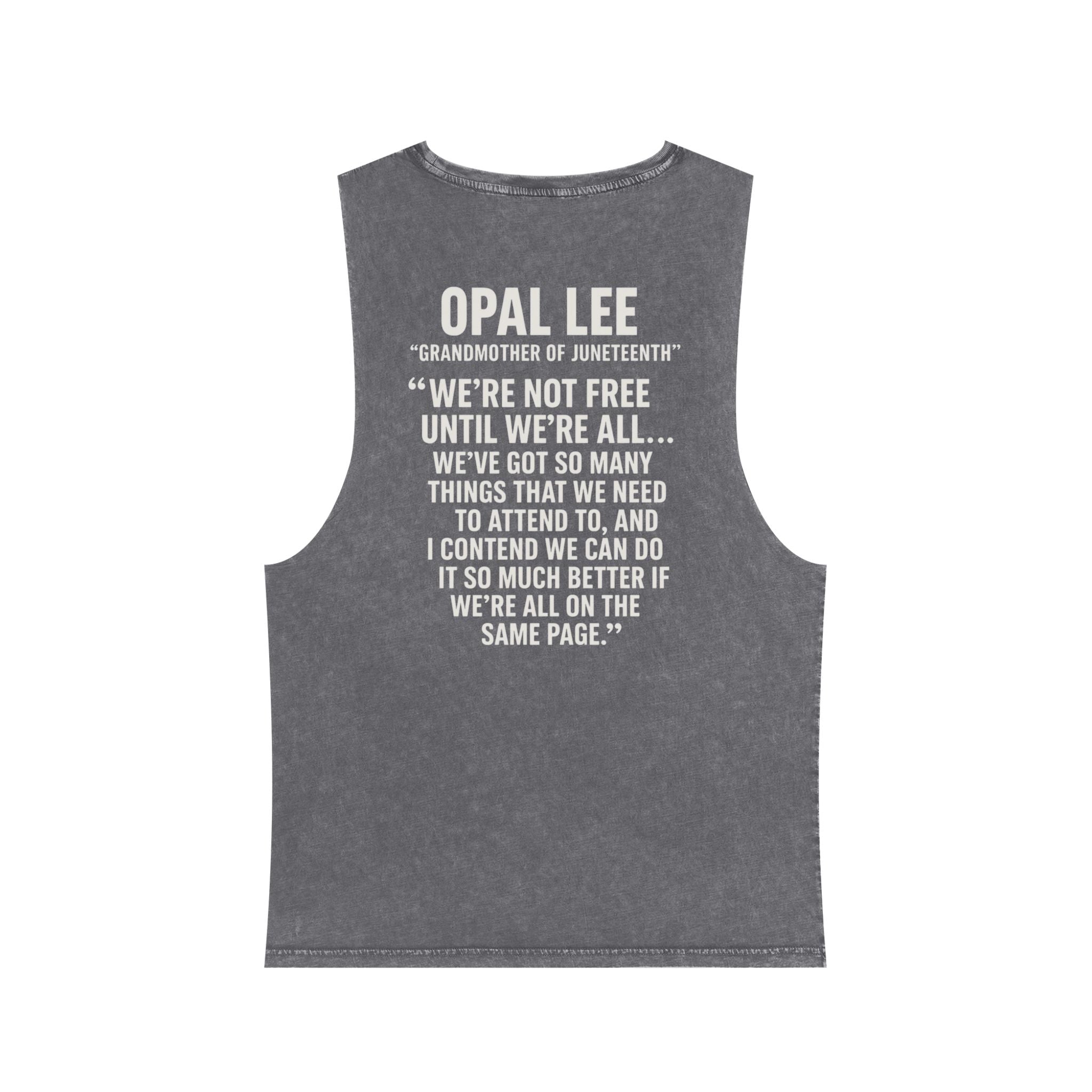 Juneteenth Stonewash Tank Top