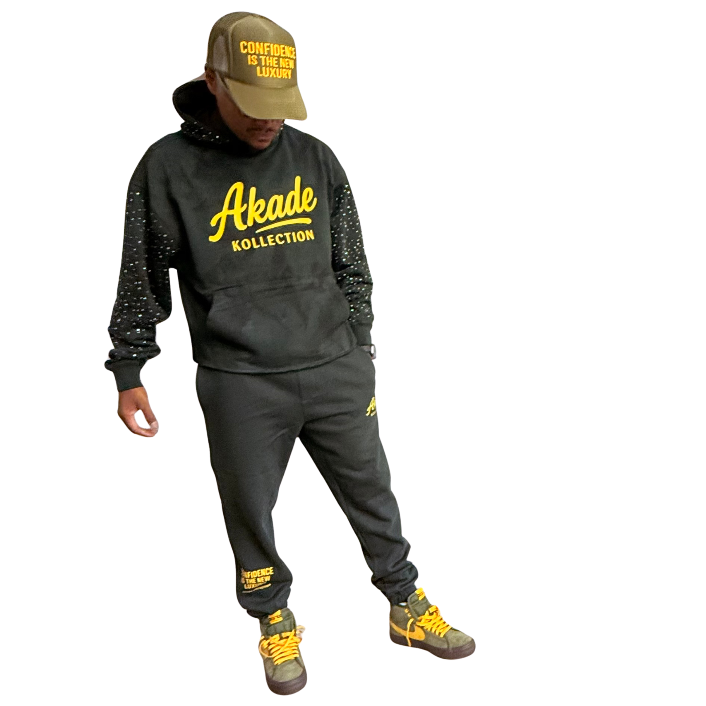 Akade Kollection “Confidence Is The New Luxury” Heavyweight 2-Piece Fleece Sweatsuit (450 GSM)