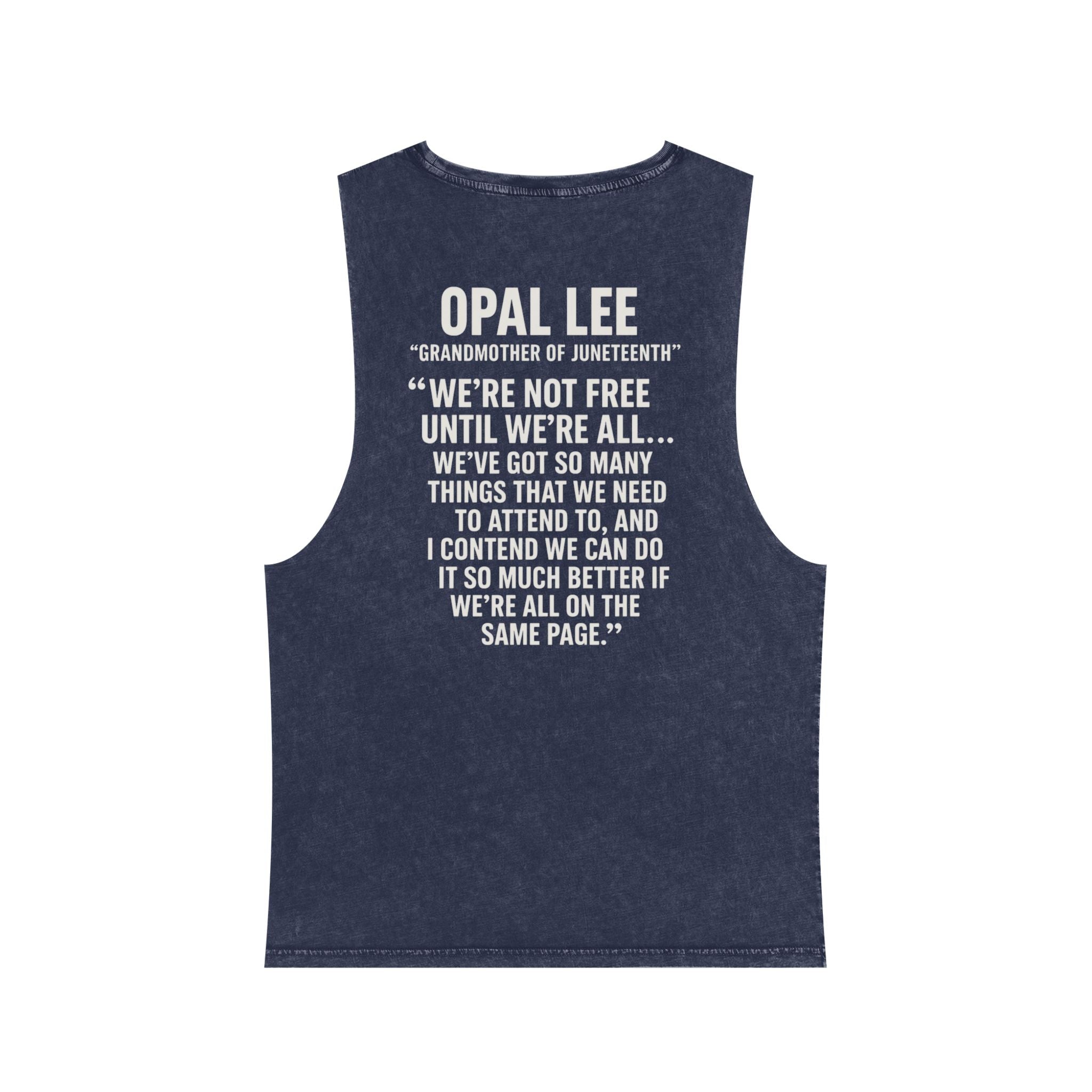 Juneteenth Stonewash Tank Top